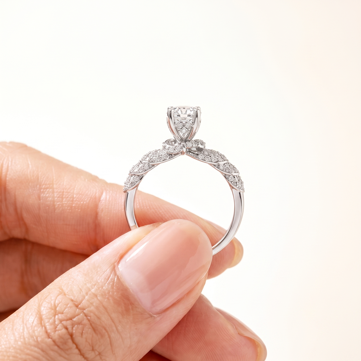 Nhẫn cầu hôn Vàng 14K Kim cương Lab-grown - 2