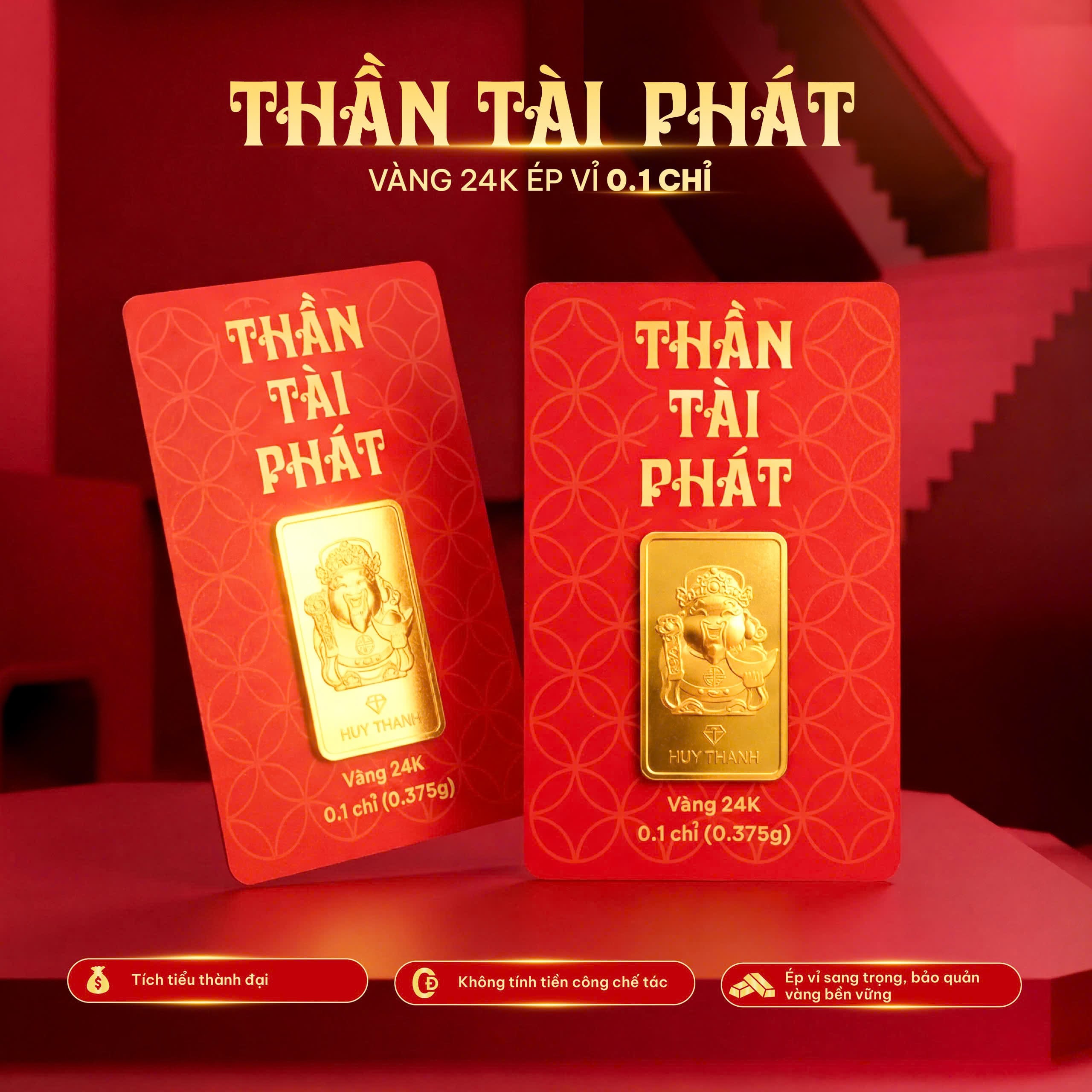 Thần Tài Phát - Vàng 24K