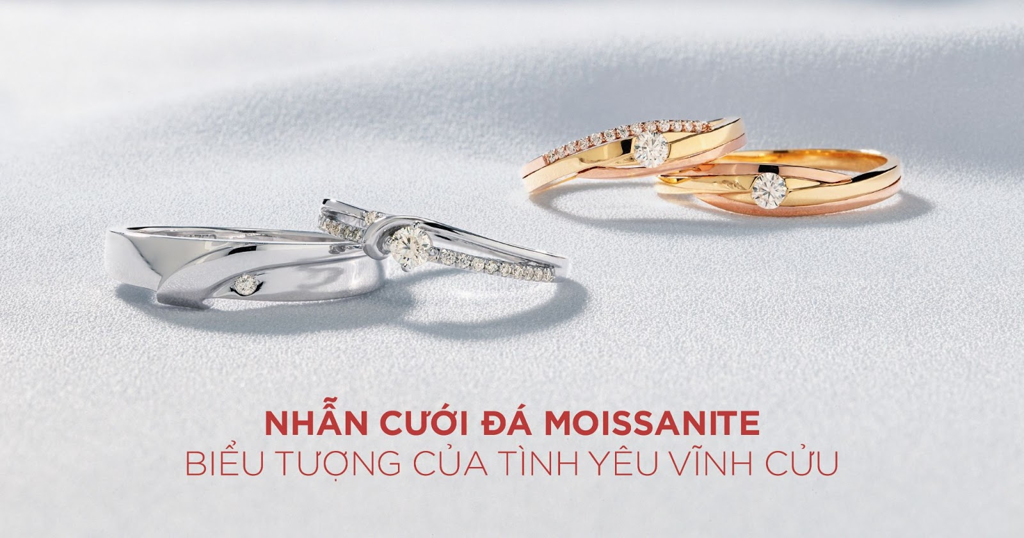 VÌ SAO NHẪN CƯỚI ĐÁ MOISSANITE ĐƯỢC ƯA CHUỘNG?