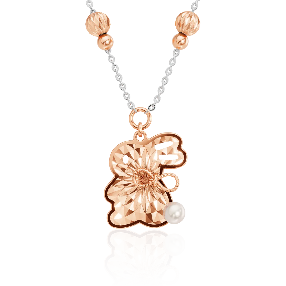 Bộ trang sức Vàng 10K Ngọc Trai Bunny Dream - BZ060 - 09