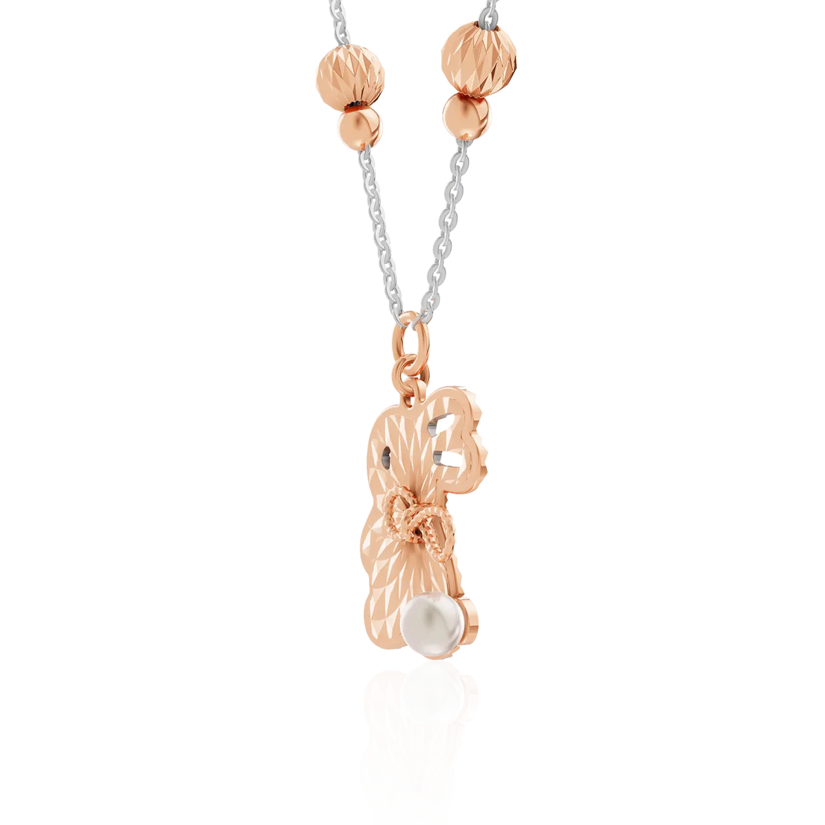 Bộ trang sức Vàng 10K Ngọc Trai Bunny Dream - BZ060 - 14