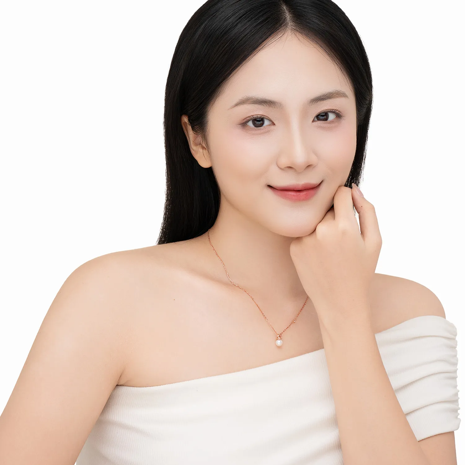 Dây chuyền Vàng 10K Ngọc Trai Luna Bunny -  - 02