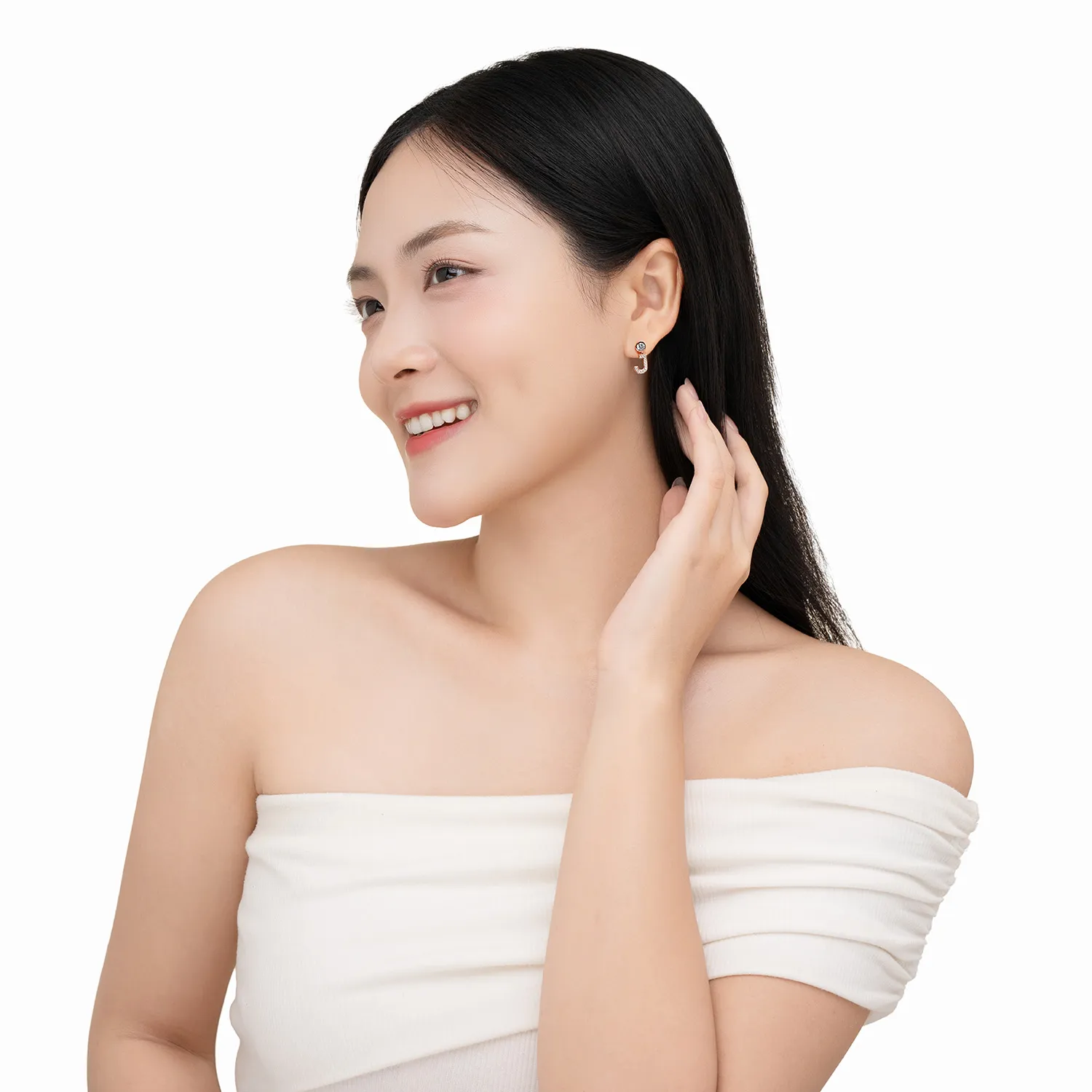 Bông tai Vàng 10K Ngọc trai J-Rabbit - BTBTCC112 - 03