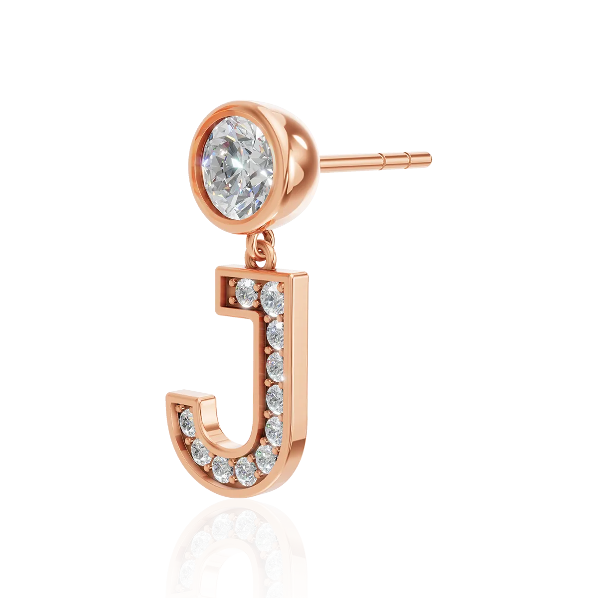 Bông tai Vàng 10K Ngọc trai J-Rabbit - BTBTCC112 - 06