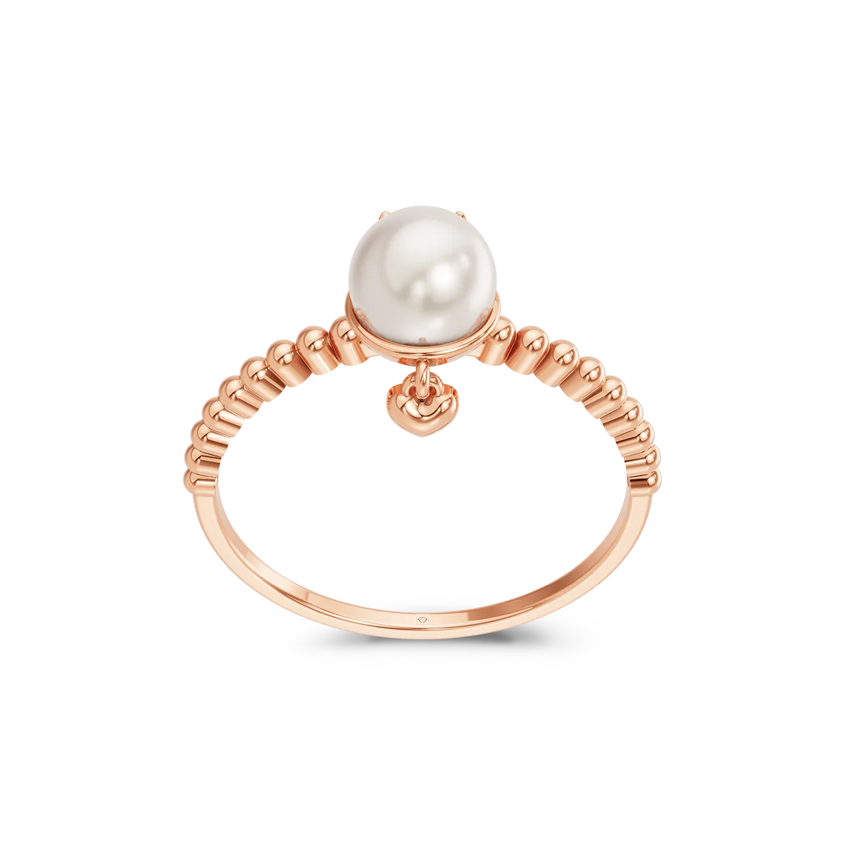 Nhẫn thời trang Vàng 10K Ngọc trai Bunny Bell - NLF524 - 04