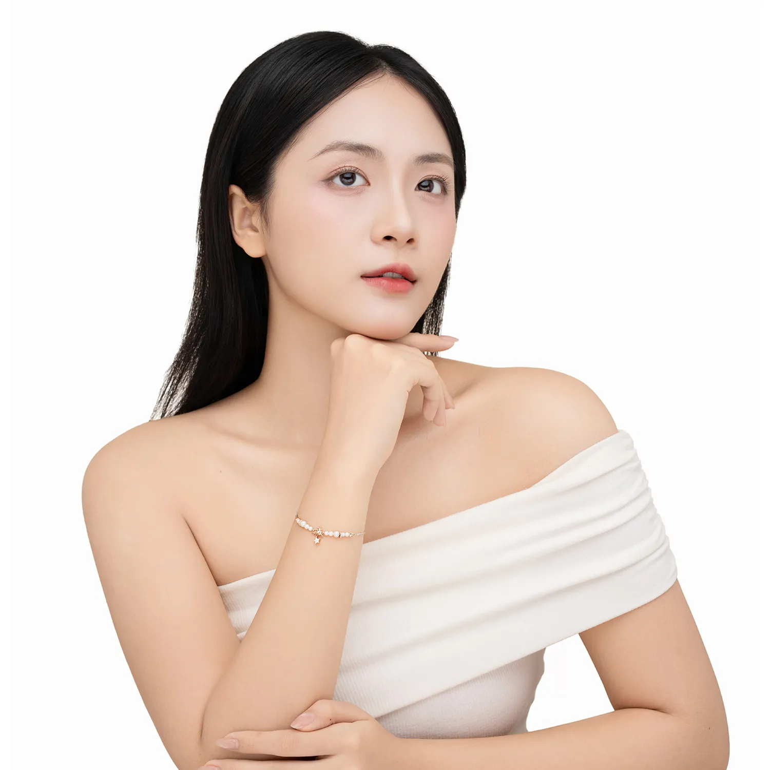 Lắc Vàng 10K Ngọc Trai Bunny Wish - LPTB420 - 03