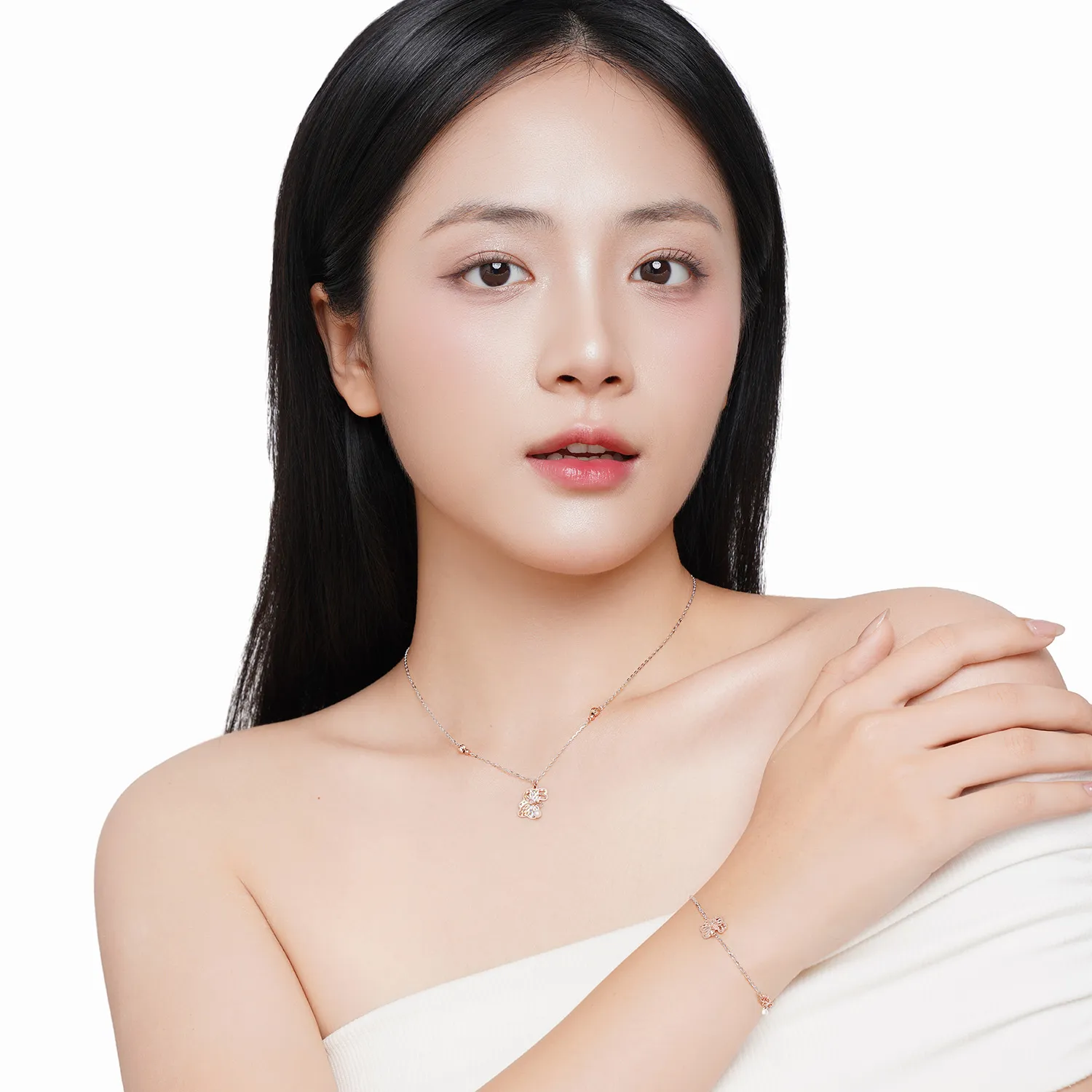 Bộ trang sức Vàng 10K Ngọc Trai Bunny Dream -  - 02